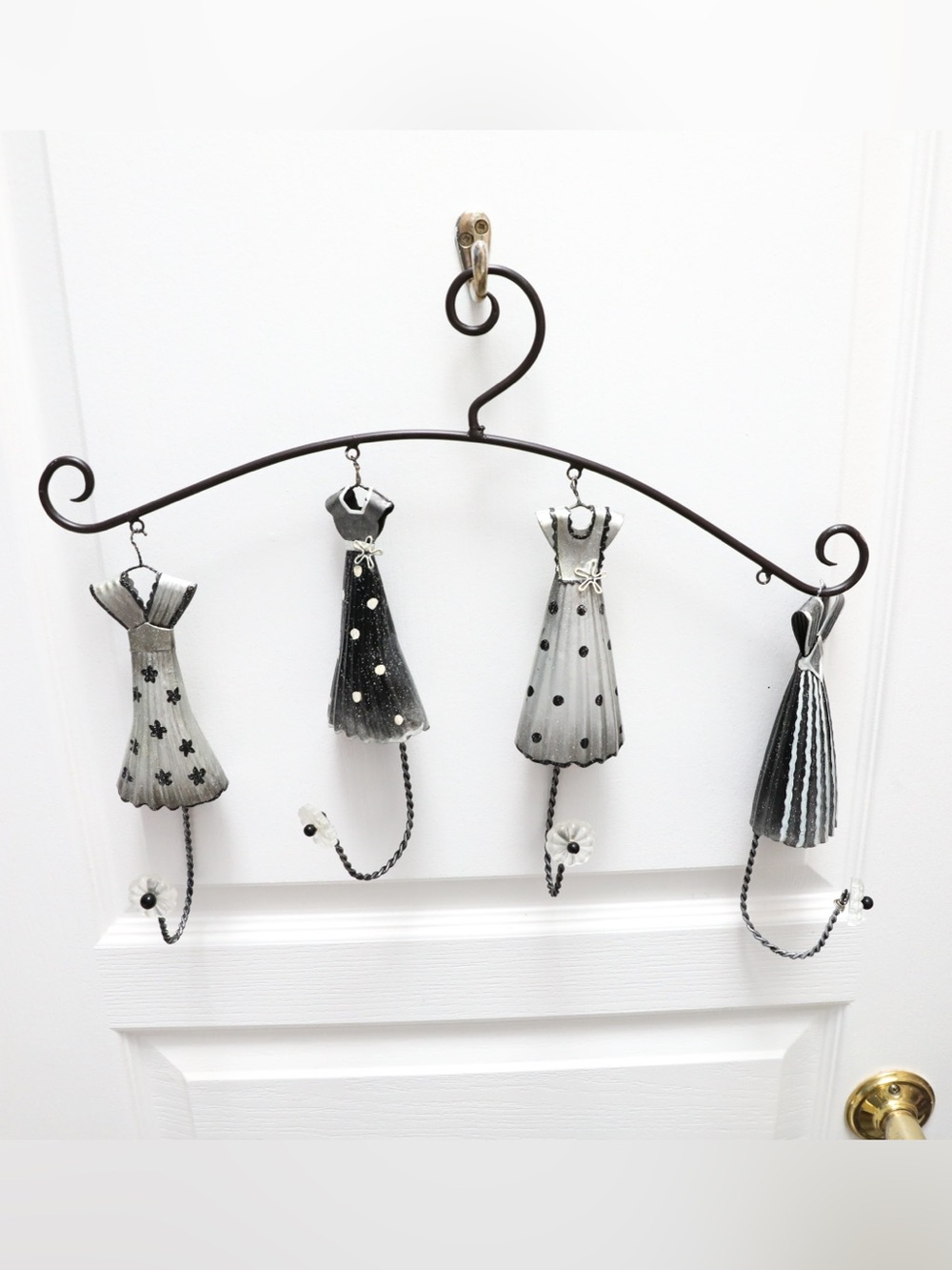 Vintage Dress Shape Hooks with Wall Mounted Hanger Decorative Hanger Hook Metal